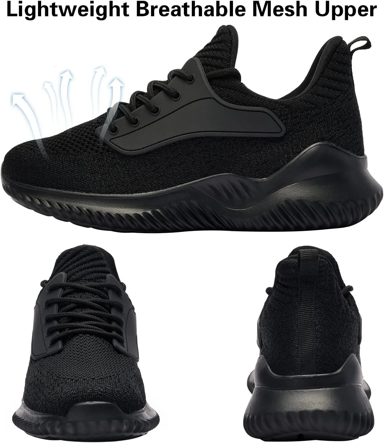 Womens Tennis Shoes Walking Sneakers - Memory Foam Running Slip On Gym Athletic Workout Nursing Comfort Work Shoe Lightweight