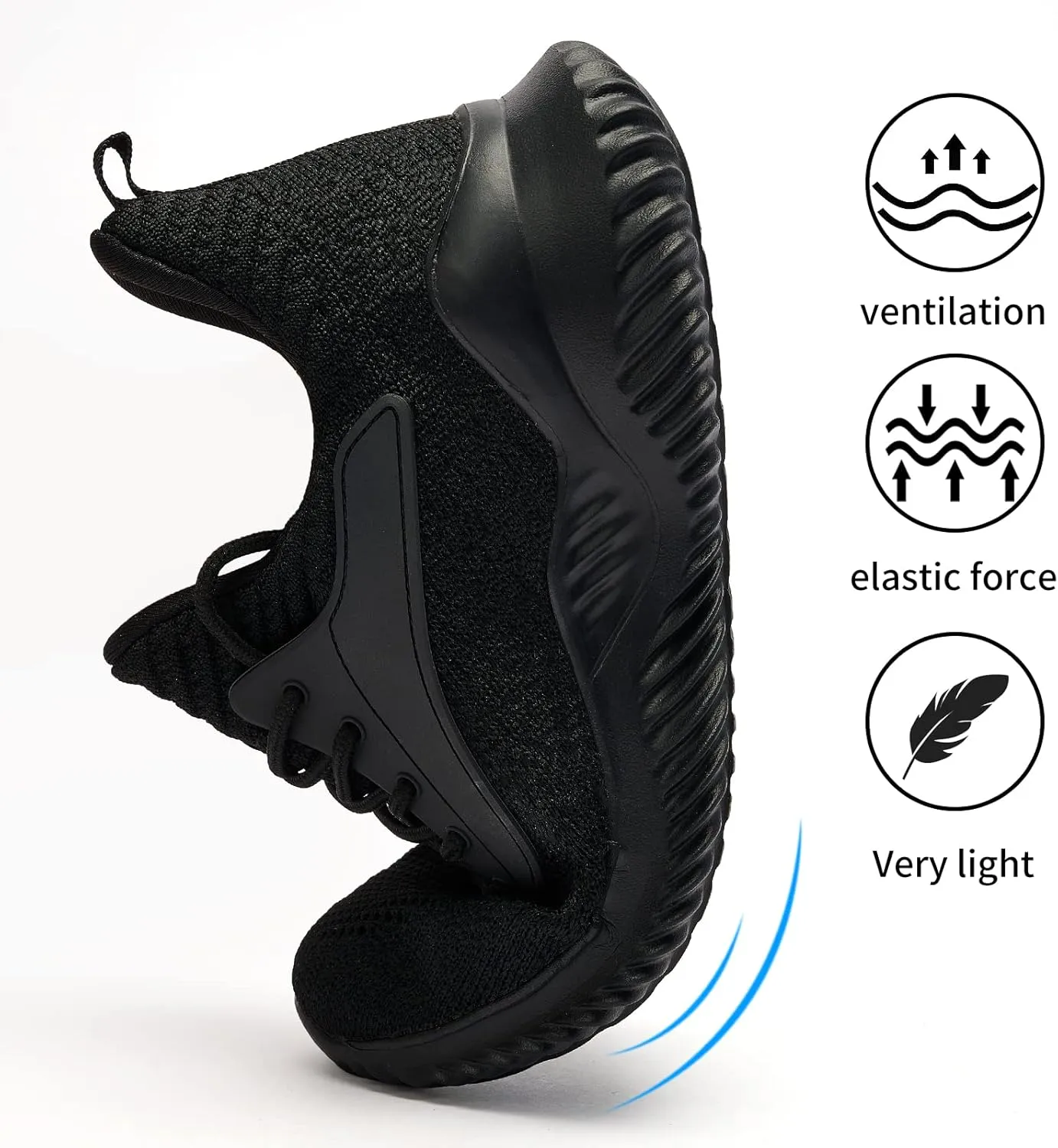 Womens Tennis Shoes Walking Sneakers - Memory Foam Running Slip On Gym Athletic Workout Nursing Comfort Work Shoe Lightweight