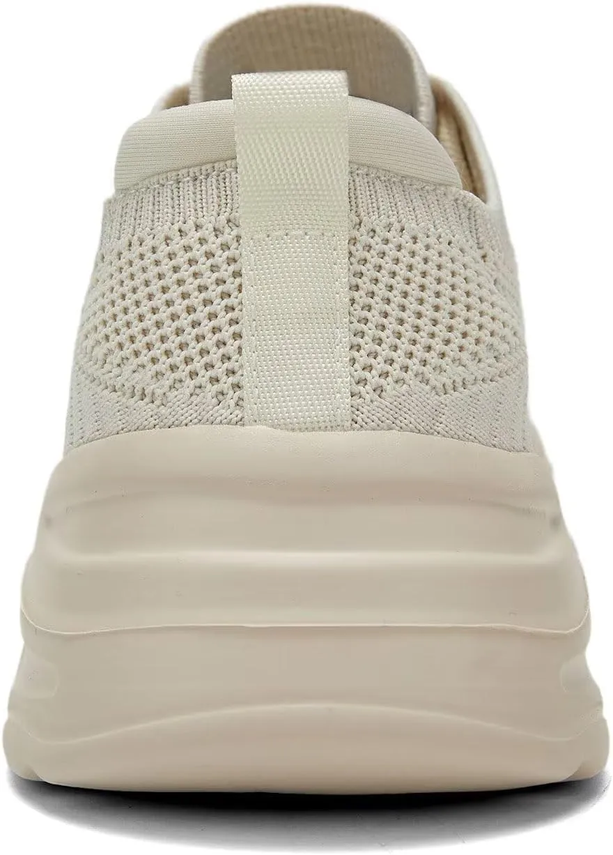 Womens Walking Shoes Non Slip Ladies Running Fashion Athletic Sneakers Work Gym Tennis Athletic Sports Comfort Breathable Lightweight Mesh Soft Sole