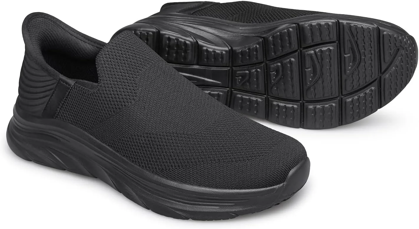 Women's Walking Shoes Slip On Sneakers Comfort Lightweight Non Slip Workout Gym Nurse Shoes
