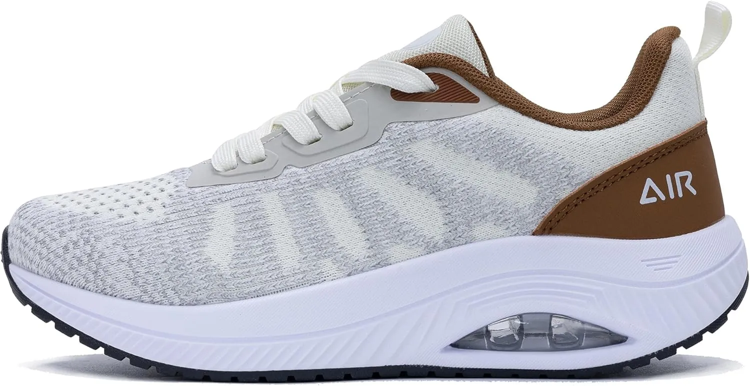 Women's Walking Shoes with Arch Support Plantar Fasciitis Air Tennis Sneakers for Gym Workout