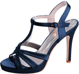 Womens White Platform Wedding Sandals Sexy Strappy Heel Sandals 11CM Bridal Party Dress Bridesmaid Slingback Shoes