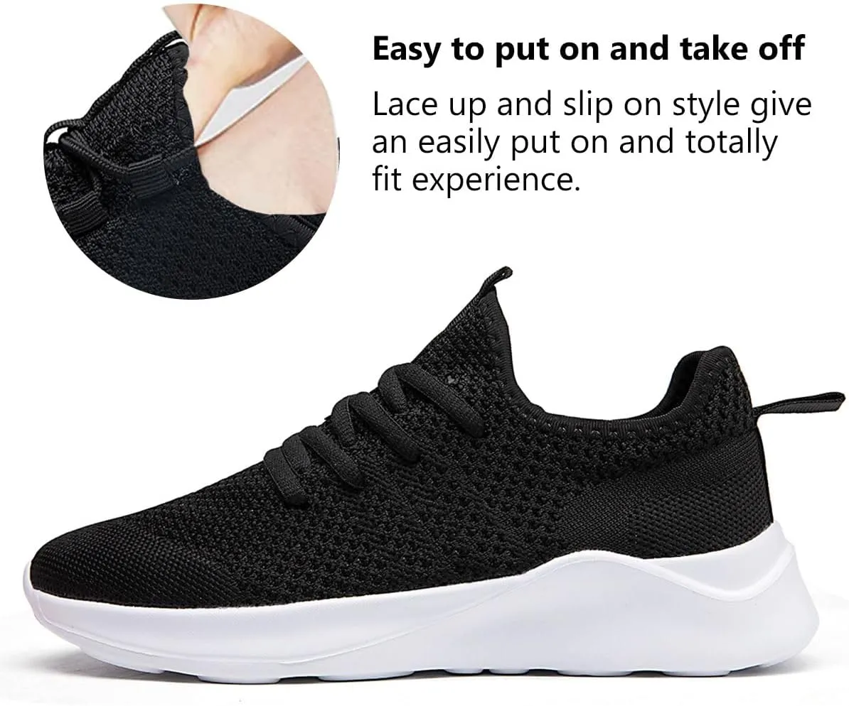 WYGRQBN Women's Walking Shoes Lightweight Tennis Fashion Sneakers Sports Workout Gym Shoes for Running