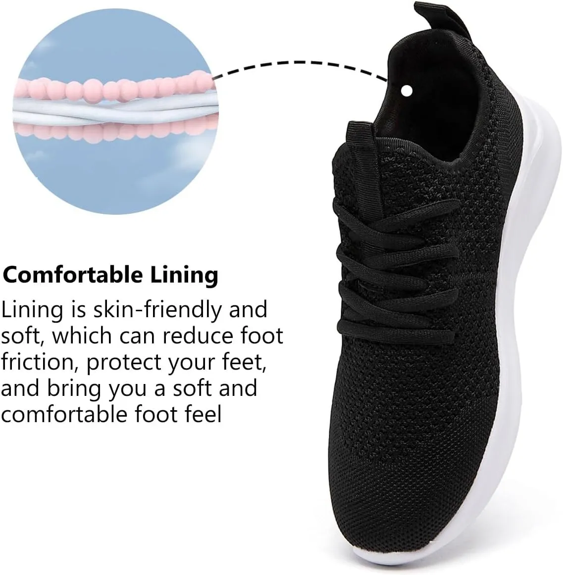 WYGRQBN Women's Walking Shoes Lightweight Tennis Fashion Sneakers Sports Workout Gym Shoes for Running