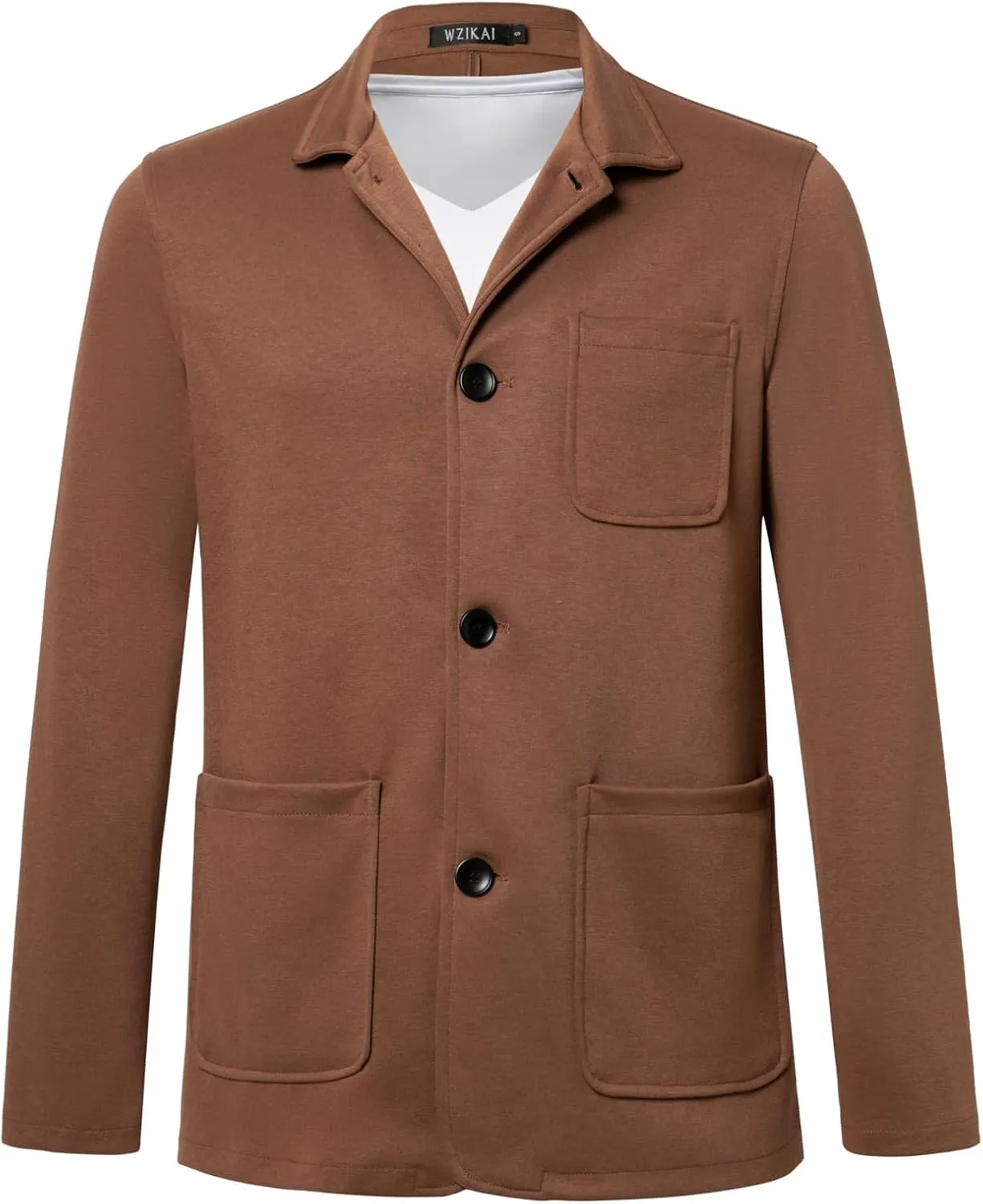 WZIKAI Men's Casual Sport Coat Jacket Regular Fit Lightweight Suit Jacket for Men
