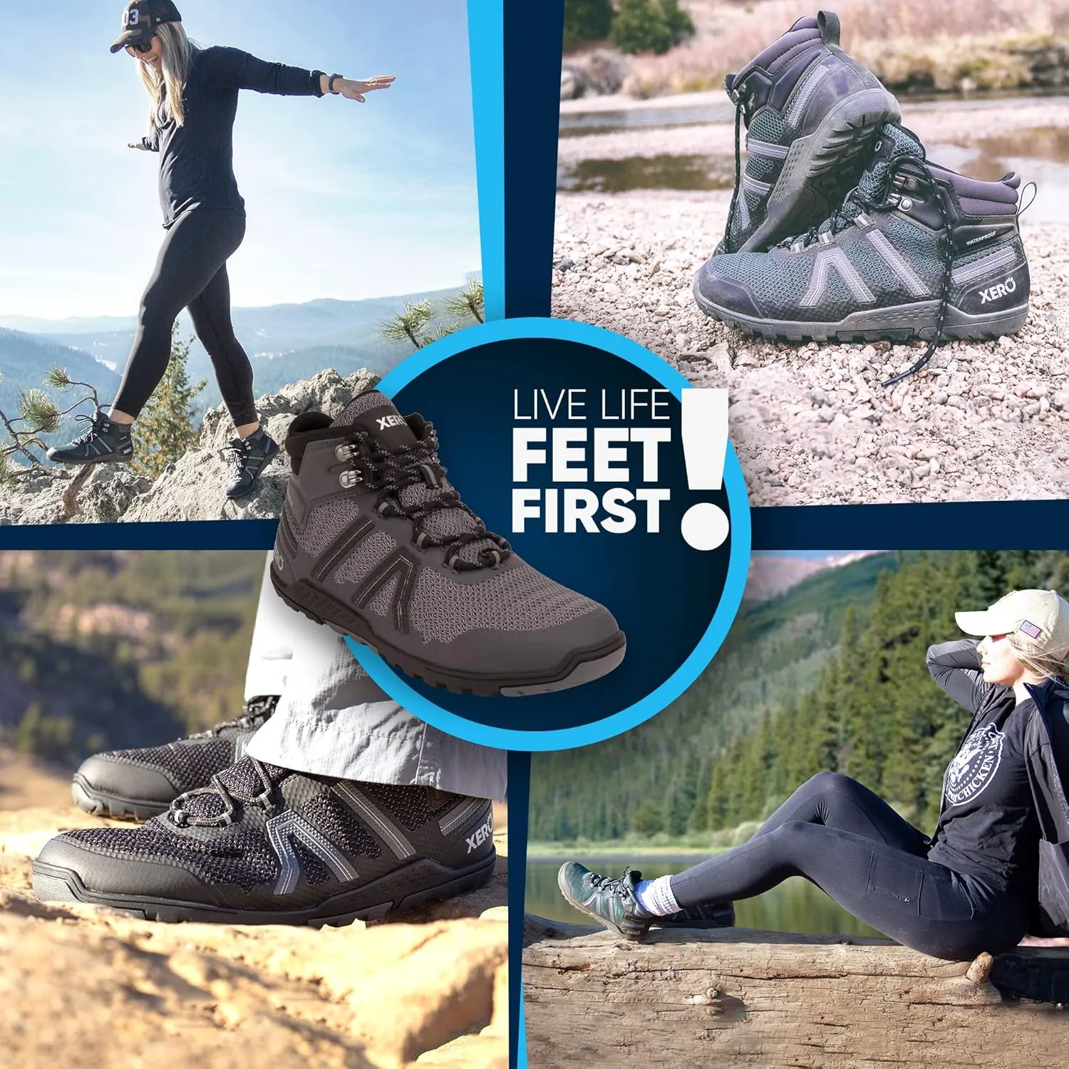 Xero Shoes Women's Xcursion Zero Drop Waterproof Hiking Boot