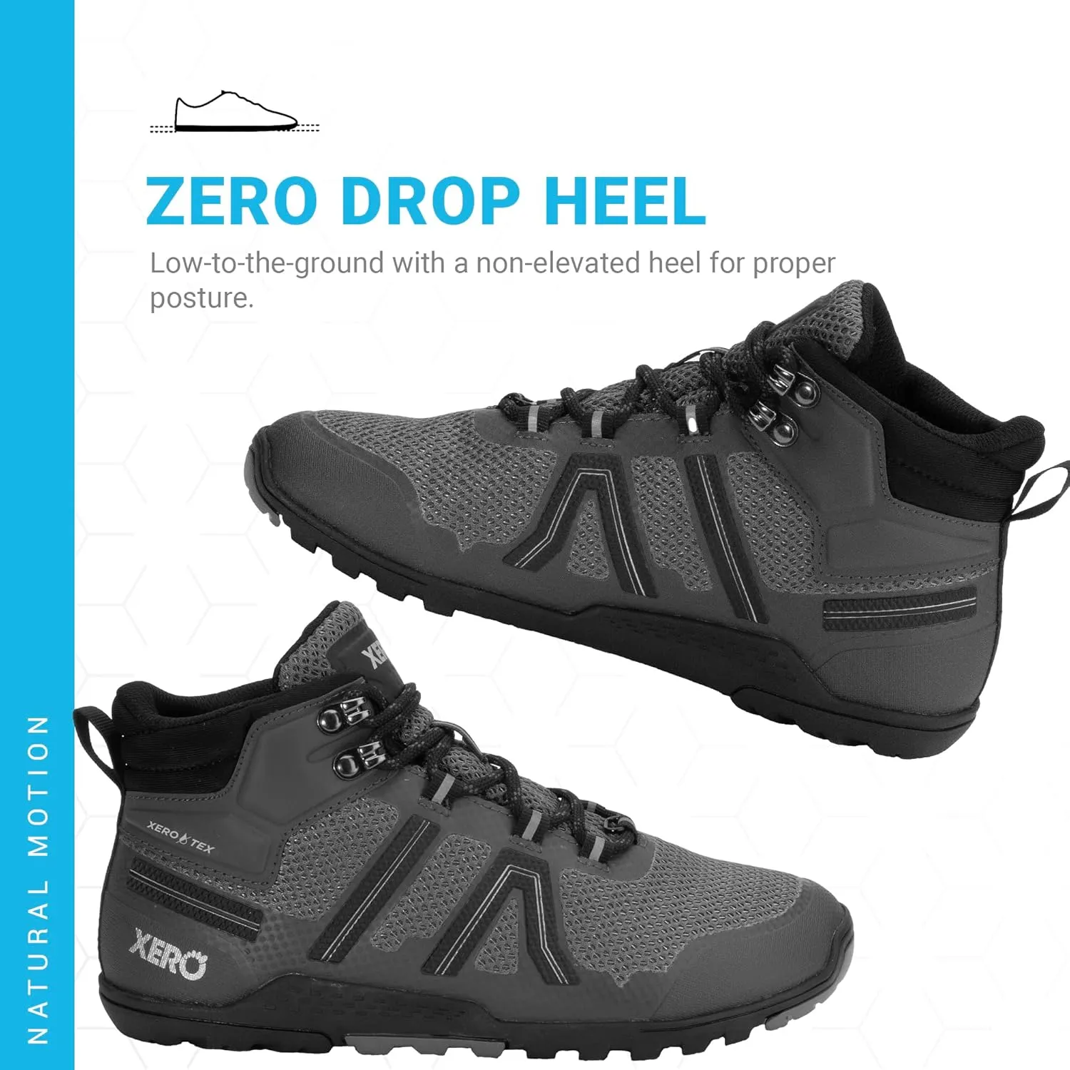 Xero Shoes Women's Xcursion Zero Drop Waterproof Hiking Boot