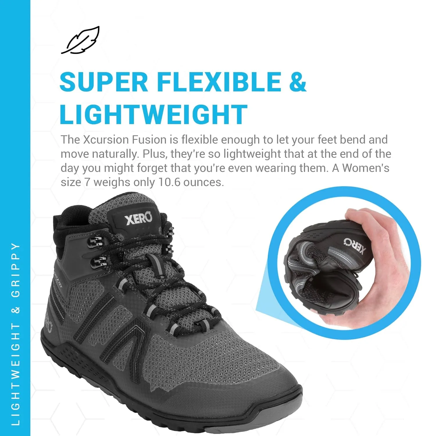 Xero Shoes Women's Xcursion Zero Drop Waterproof Hiking Boot