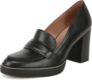 YDN Women Classic Penny Loafers Round Closed Toe Pumps Platform Chunky High Heel Slip On Oxford Shoe Working Dating Daily Size 4-16 US