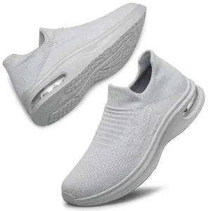 YHOON Womens Walking Shoes Slip on Running Shoes Lightweight Workout Gym Shoes Breathable Casual Sneakers