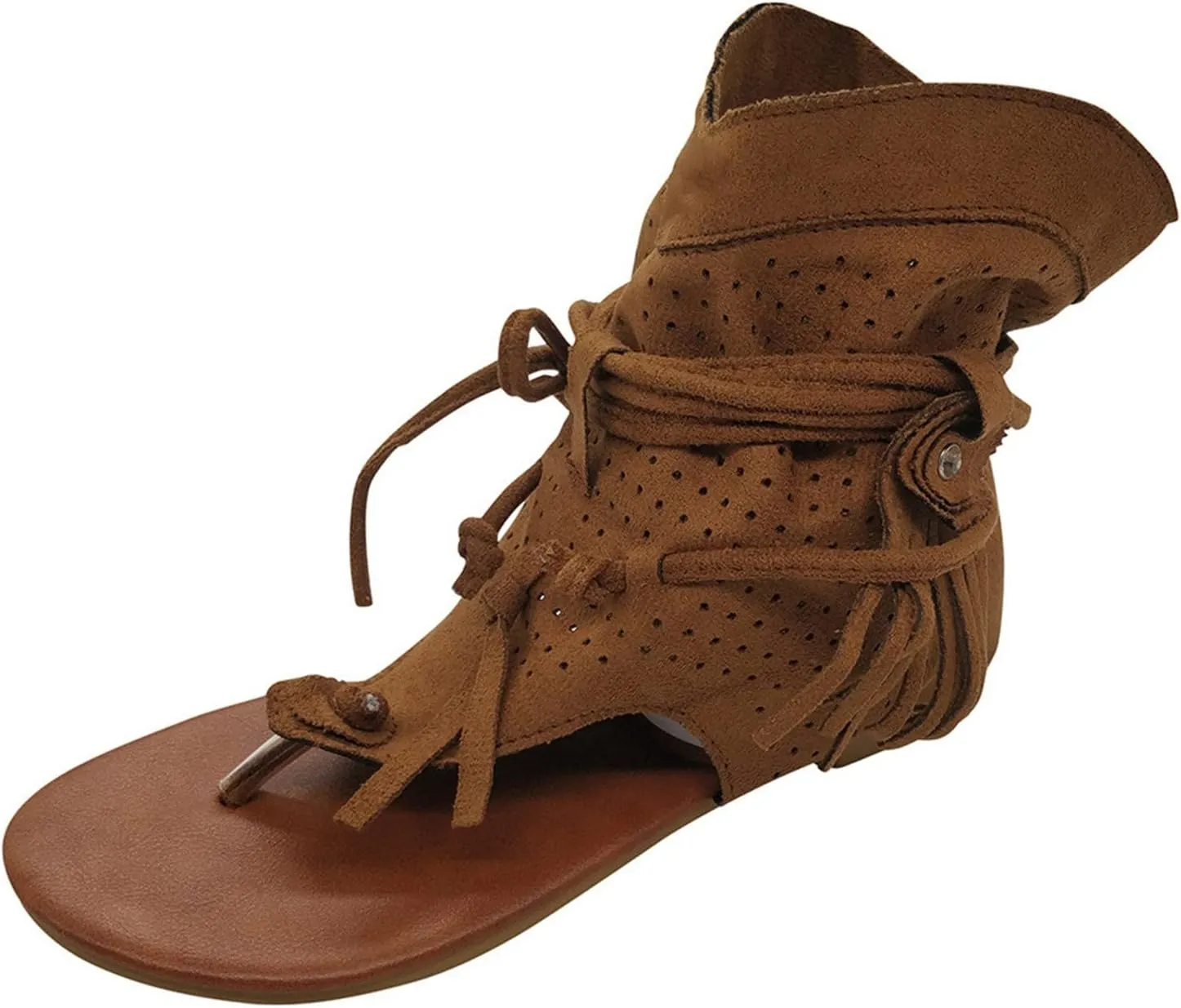 Yoga Sandals for Women Girls Roman Tassel Beach Shoes Bohemian Retro Women Boots Sandals Women's Sandals