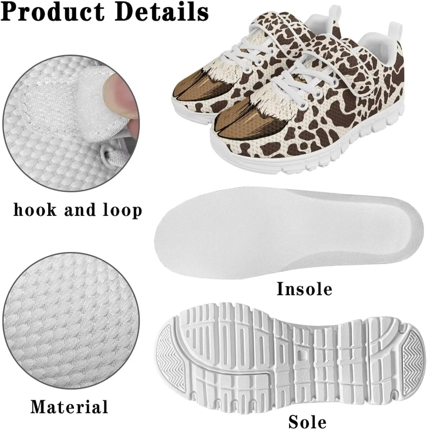 Yzaoxia Little/Big Kids Tennis Shoes Boys Girls Sneakers Sport Shoes
