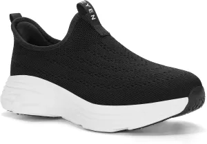 ZYEN Mens Walking Shoes Hands Free Non Slip Athletic Sneakers Lightweight Breathable Laceless Comfortable Tennis Sneakers Casual Travel Gym Work Shoe